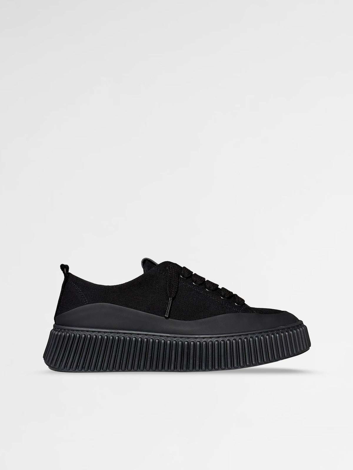 MAISON 9 PARIS Sneakers - Black/Black Cover Canvas