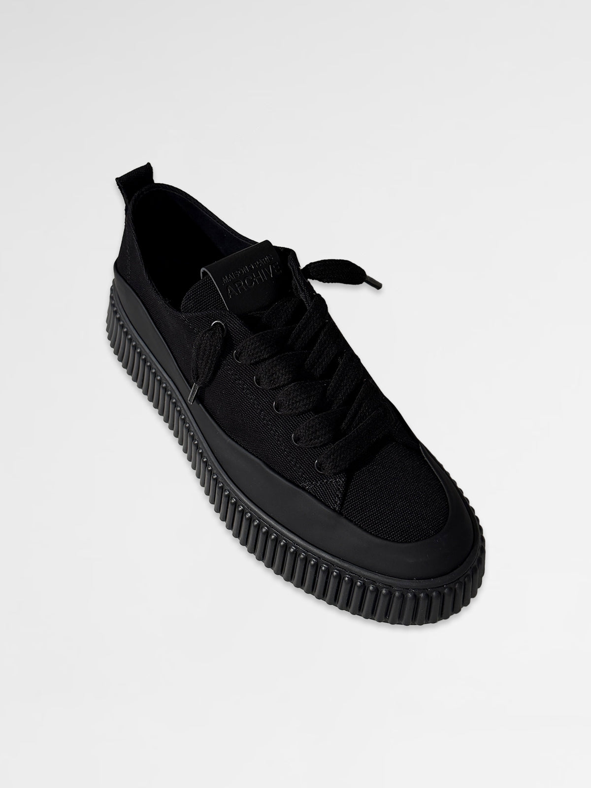 MAISON 9 PARIS Sneakers - Black/Black Cover Canvas