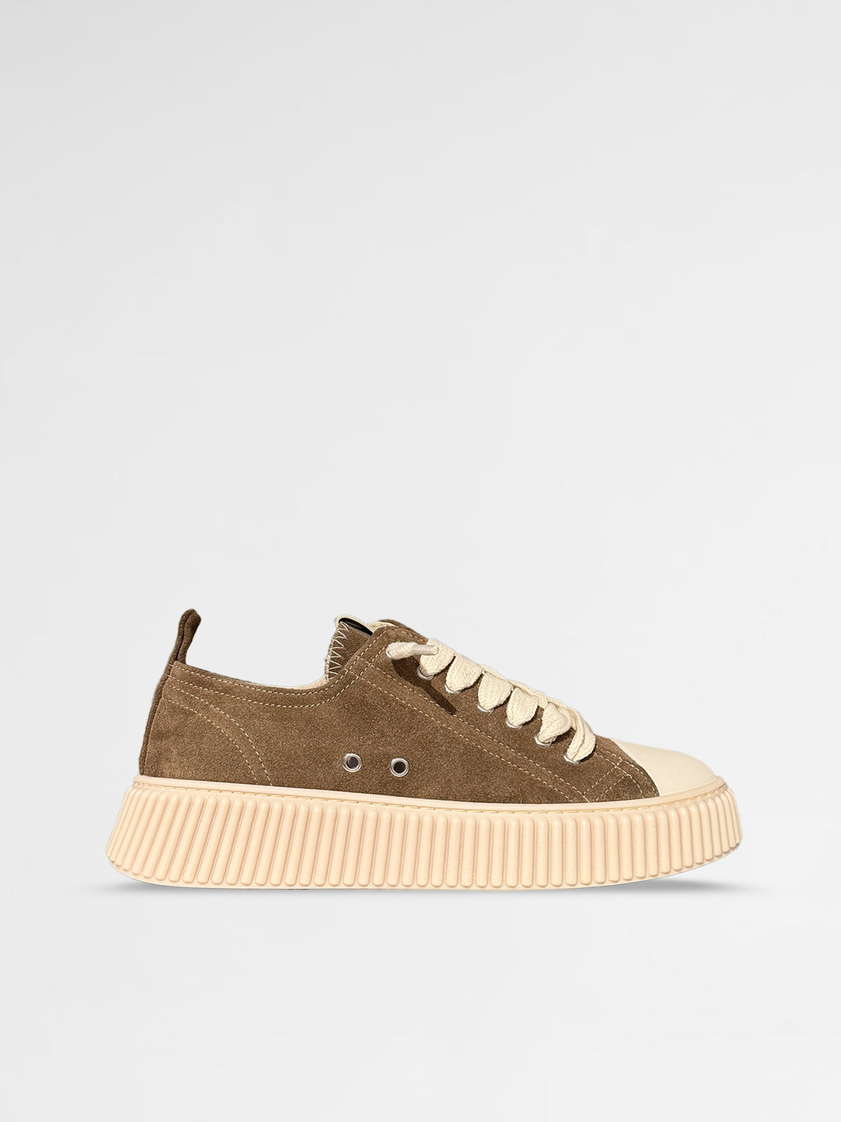 MAISON 9 PARIS Sneakers - Brown Suede Leather