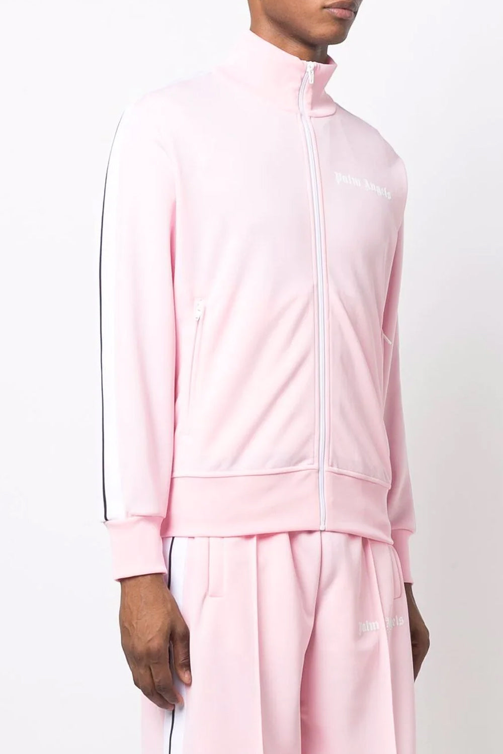 Palm Angels Classic side-stripe zipped jacket