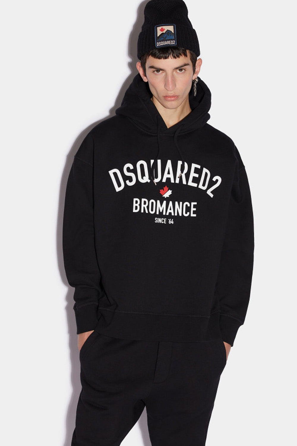 DSQUARED2 Bromance Logo Print Hoodie