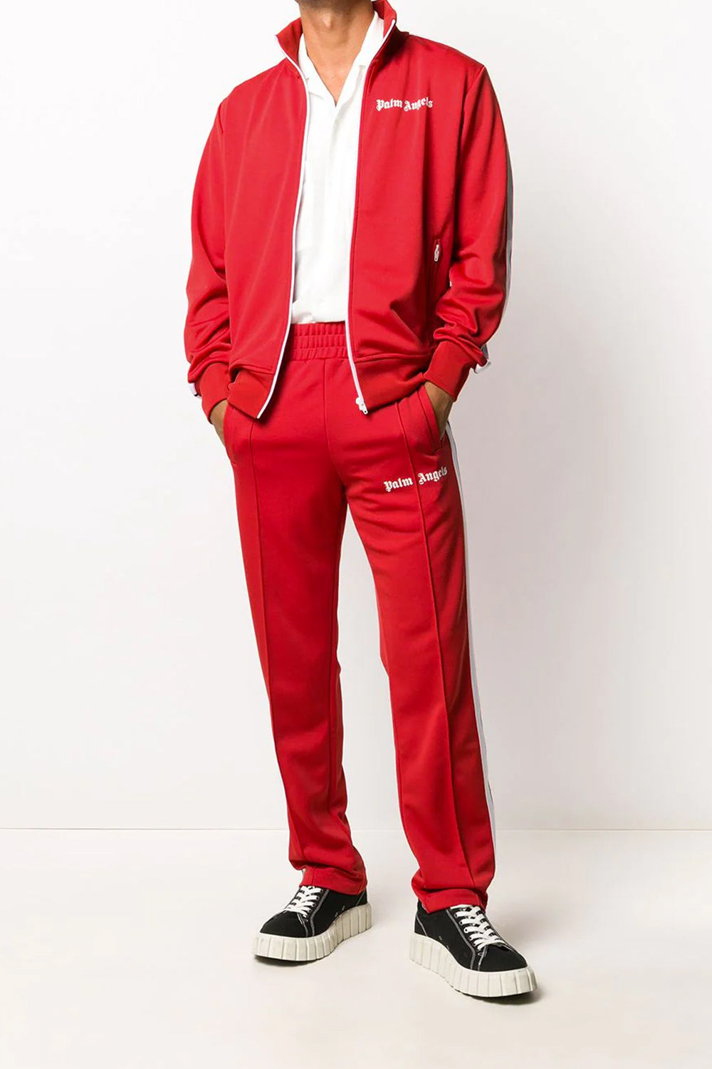 Palm Angels logo print track jacket