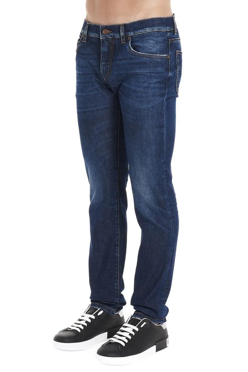 Dolce & Gabbana Logo Slim Fit Jeans