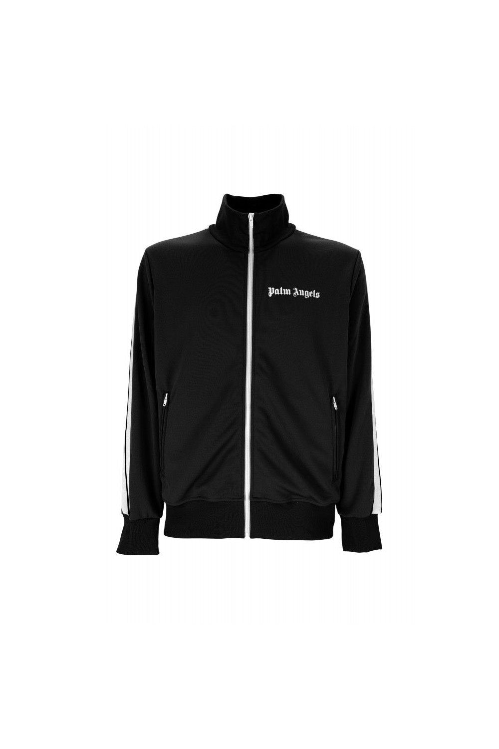 Palm Angels Classic side-stripe zipped jacket black