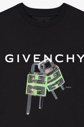 GIVENCHY 4G Lock slim fit t-shirt black
