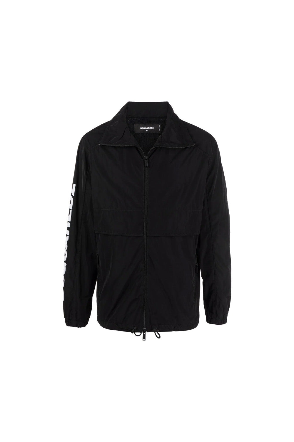 Dsquared2 logo-print zippered coat