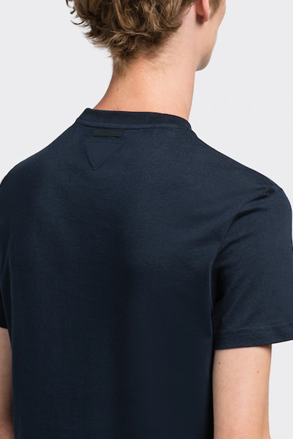 Prada cotton t-shirt blue navy