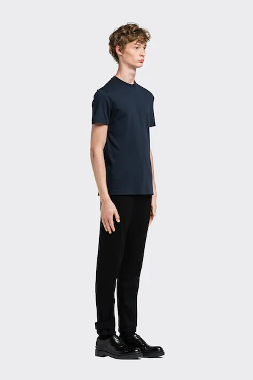 Prada cotton t-shirt blue navy
