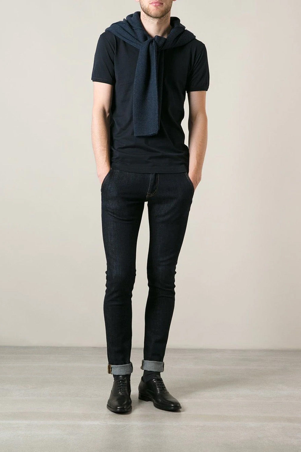 Dolce & Gabbana v-neck t-shirt blue navy