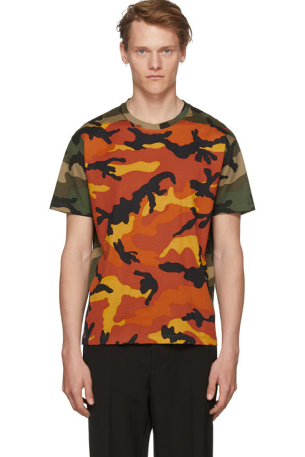Valentino Garavani Rockstud Untitled T-shirt orange