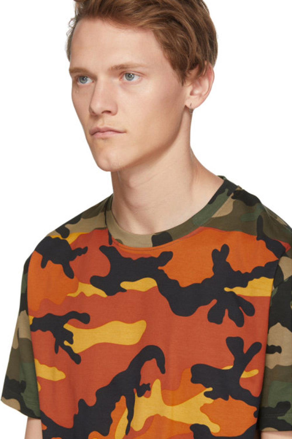 Valentino Garavani Rockstud Untitled T-shirt orange