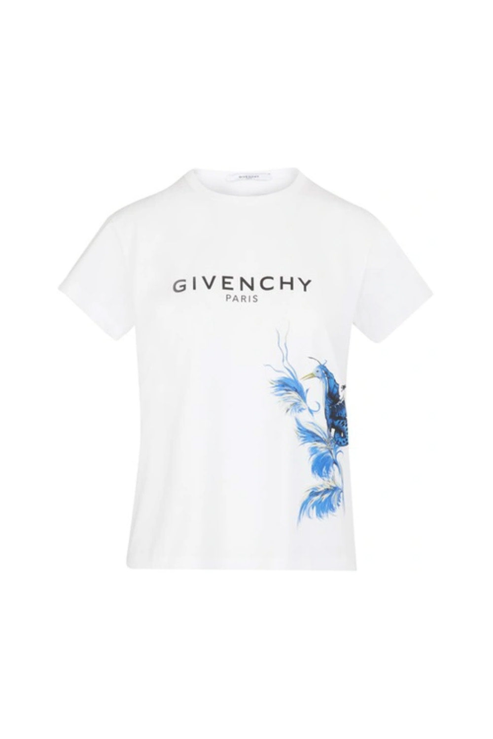 Givenchy Bird Logo-print Cotton-jersey T-shirt In White