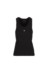 Givenchy tank top with metal logo detail