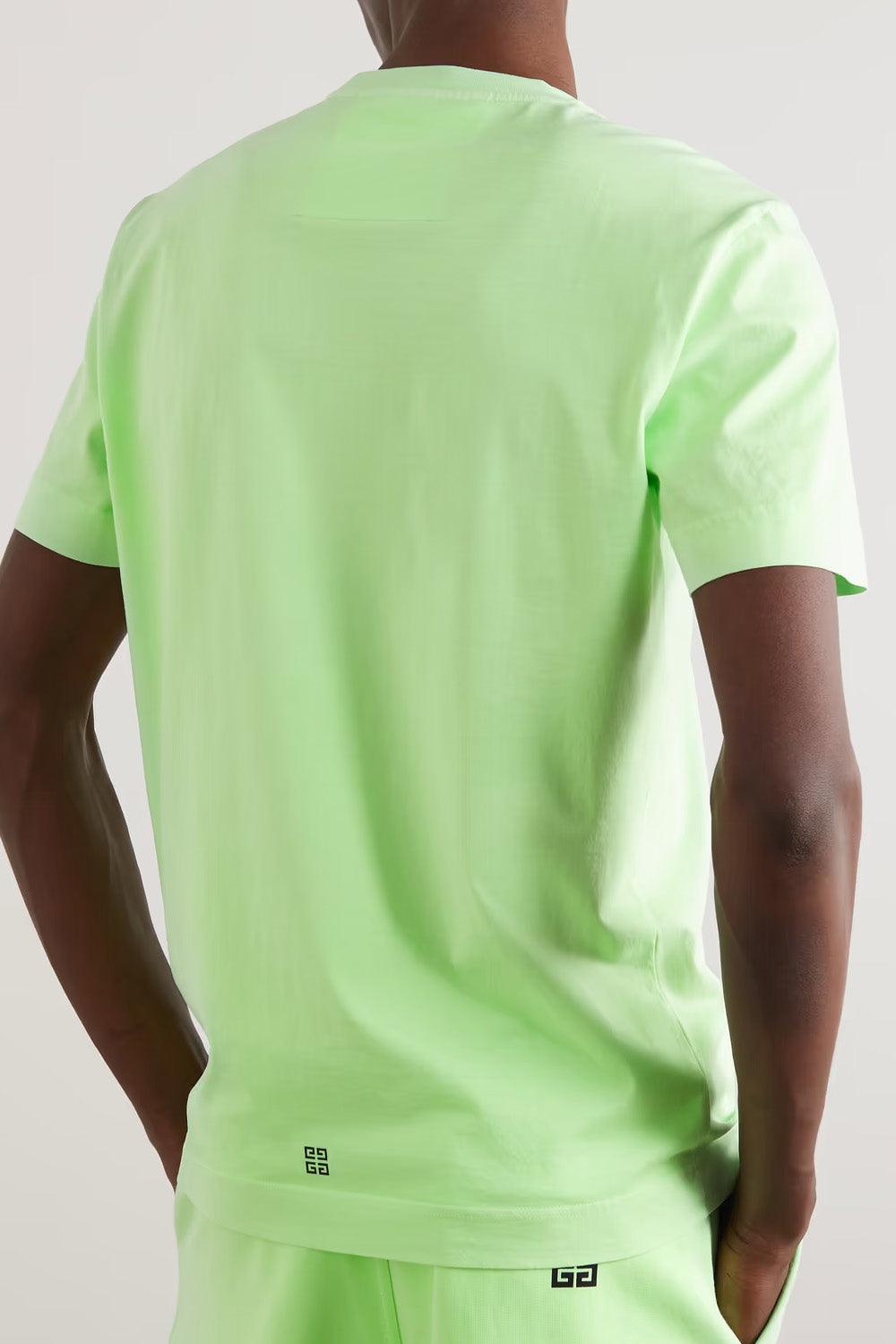 Givenchy logo-print cotton T-shirt green