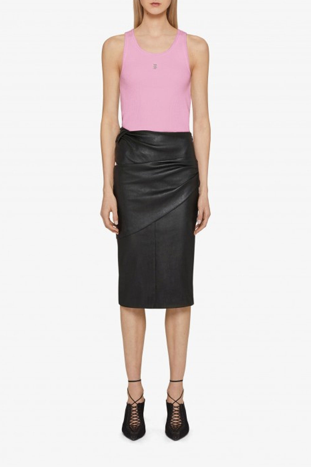 Givenchy tank top with metal logo detail