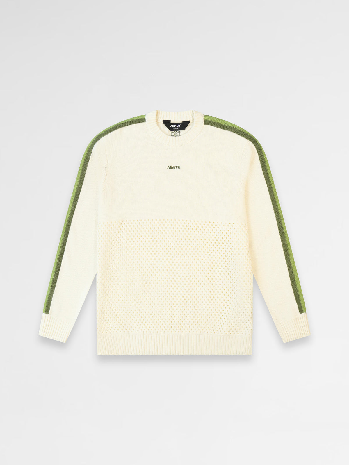 Ainker Off-White Mesh 637 Top
