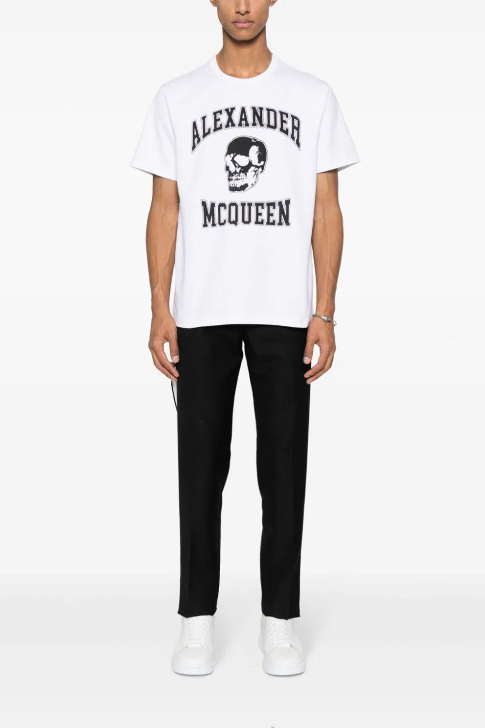 Alexander McQueen logo-print cotton T-shirt