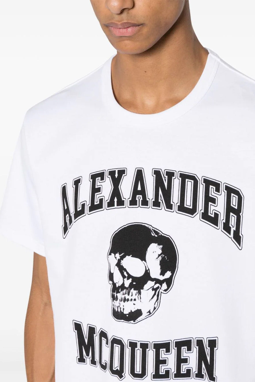 Alexander McQueen logo-print cotton T-shirt