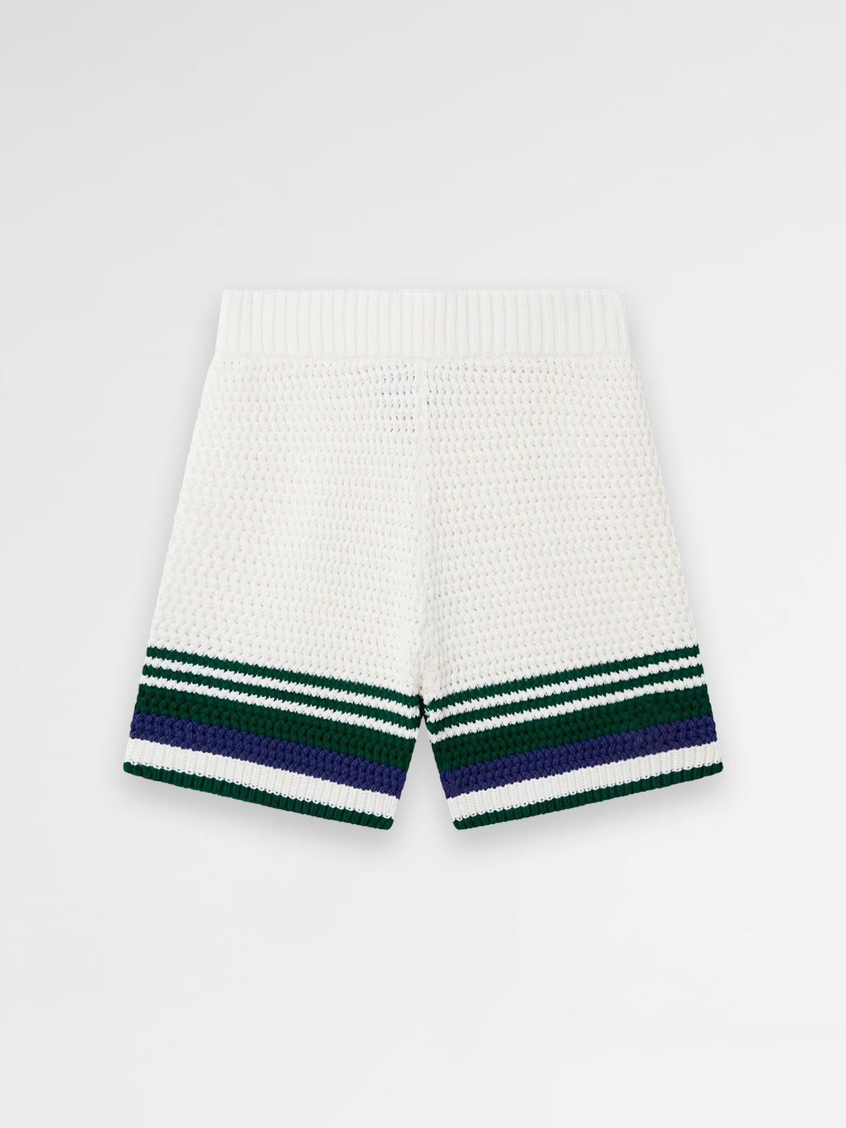 CREW Milano Tennis Shorts Knitwear White Stripes