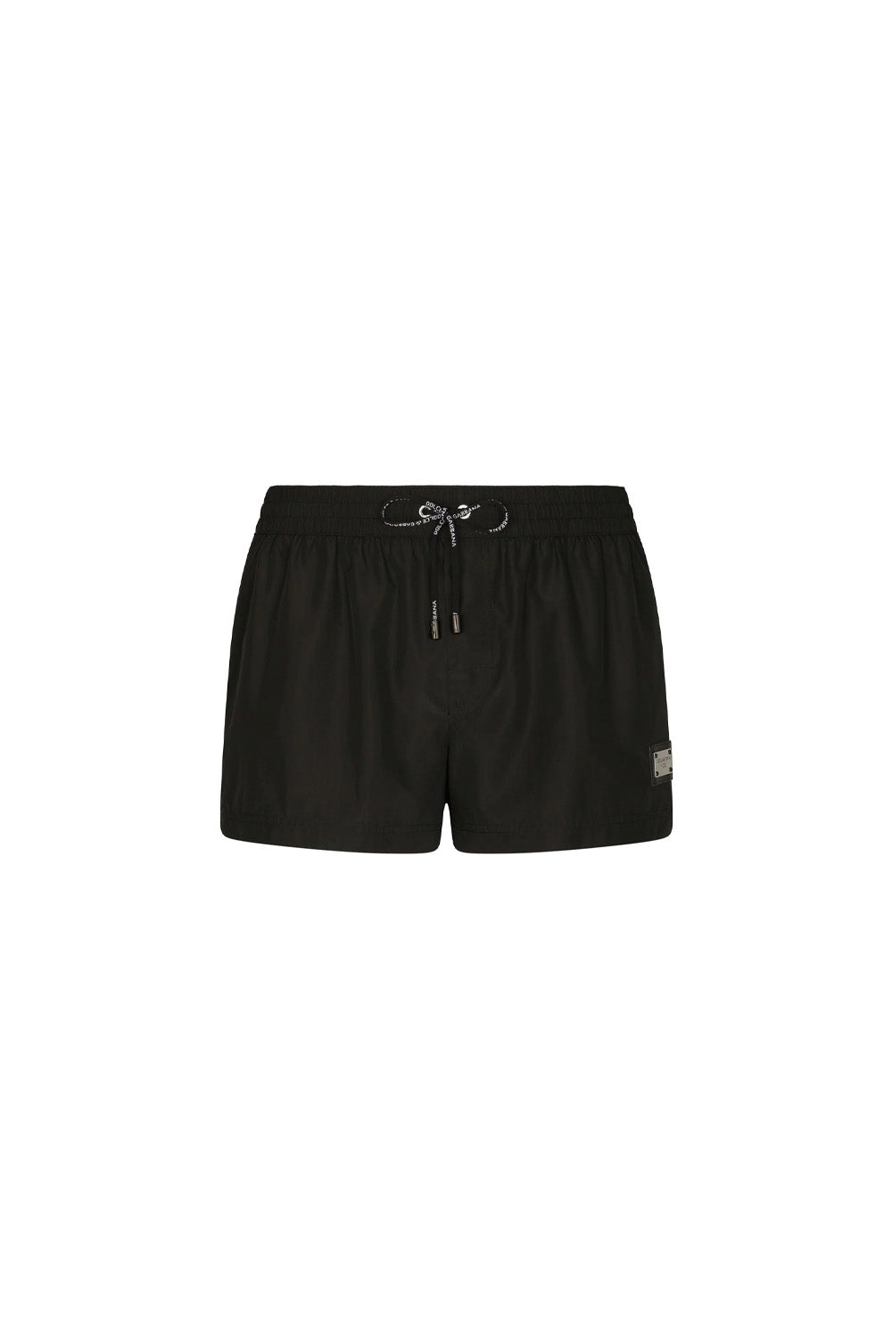 Dolce & Gabbana DG Essentials logo-plaque swim shorts