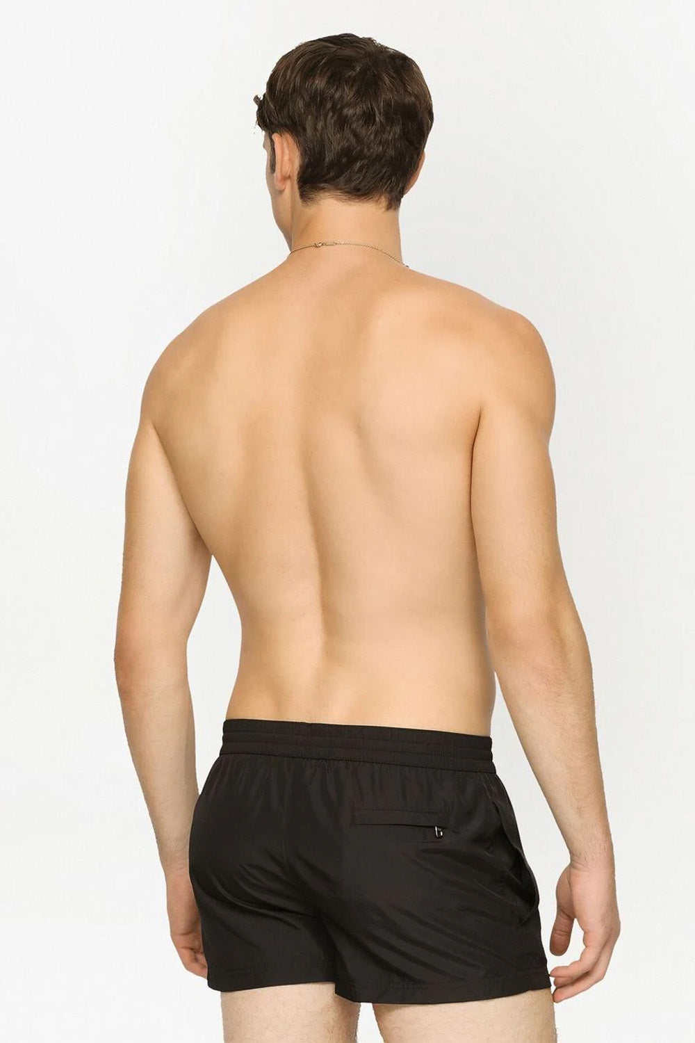 Dolce & Gabbana DG Essentials logo-plaque swim shorts