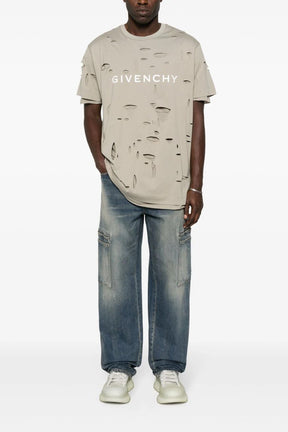 Givenchy cut-out cotton T-shirt