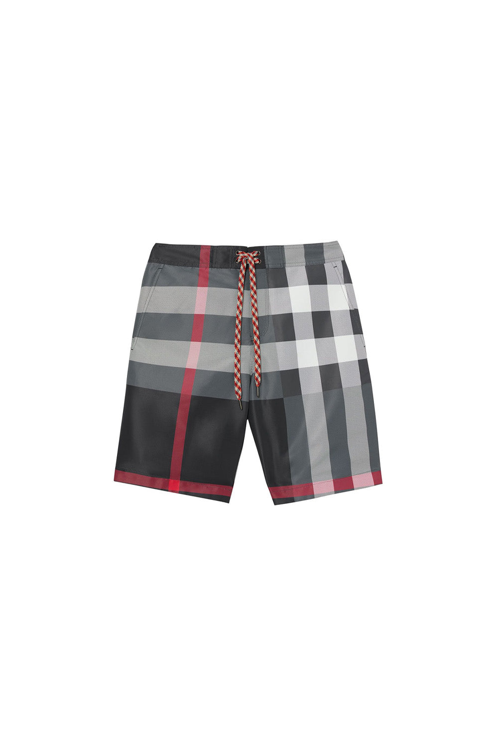 Burberry checked drawstring swim shorts