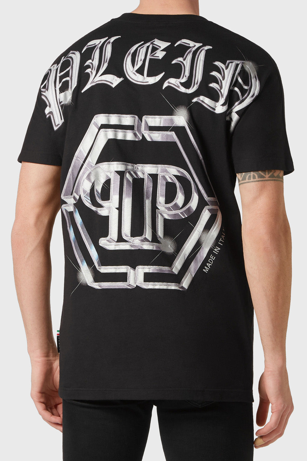 Philipp Plein logo-neck cotton T-shirt