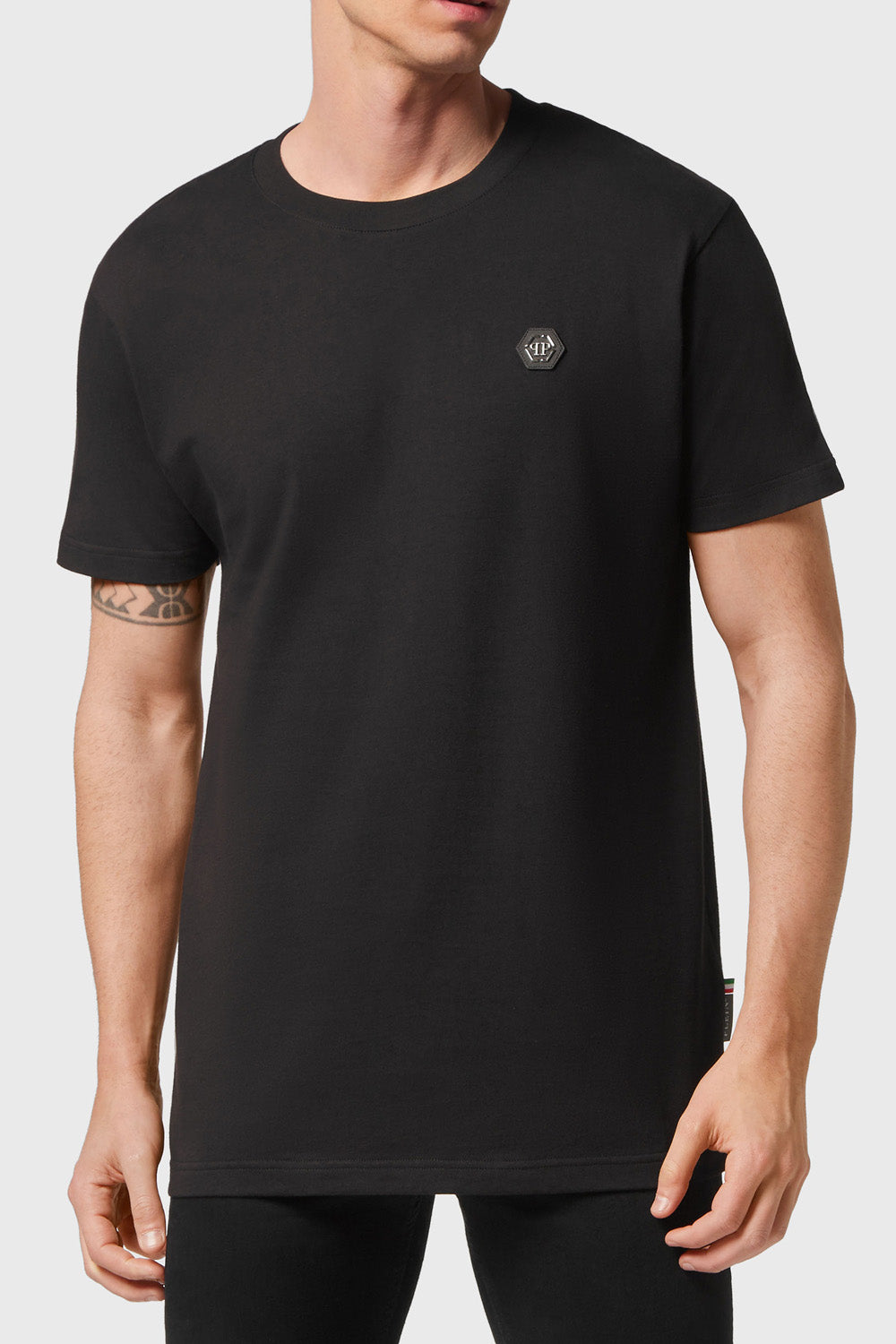 Philipp Plein logo-neck cotton T-shirt