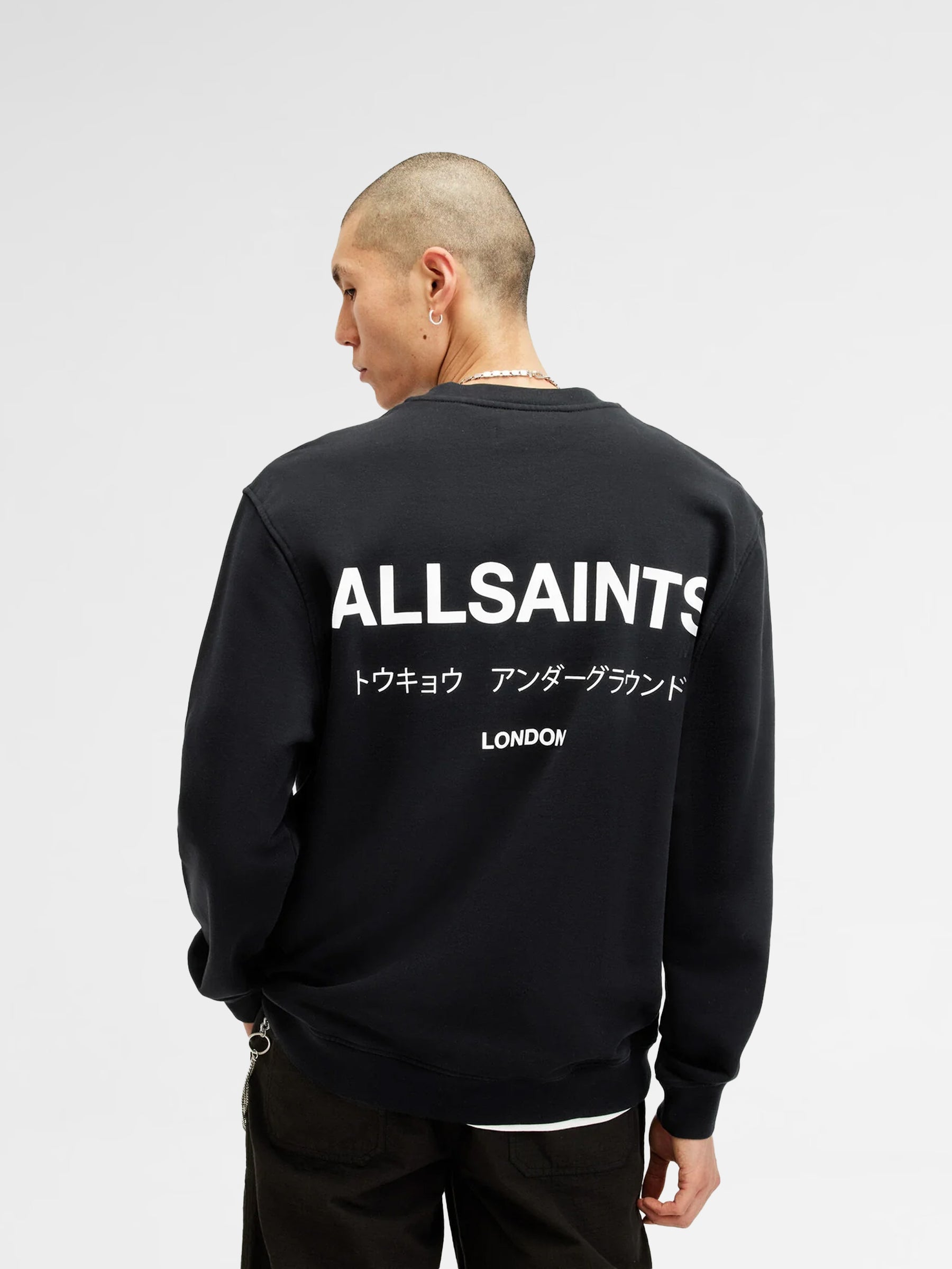 UNDERGROUND BLACK COTTON SWEATSHIRT