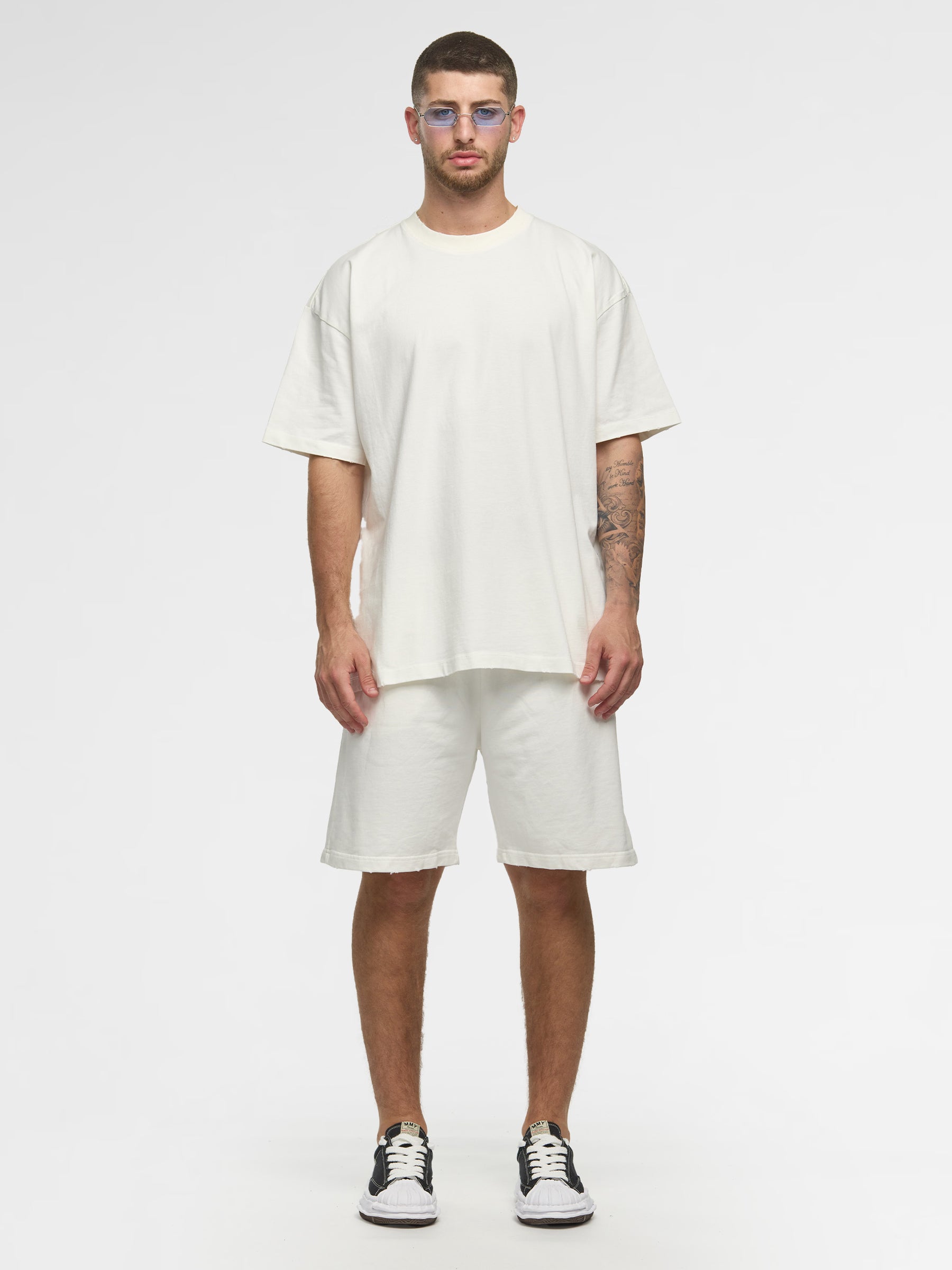 CREW Milano Oversize Set T-Shirt/Pants White