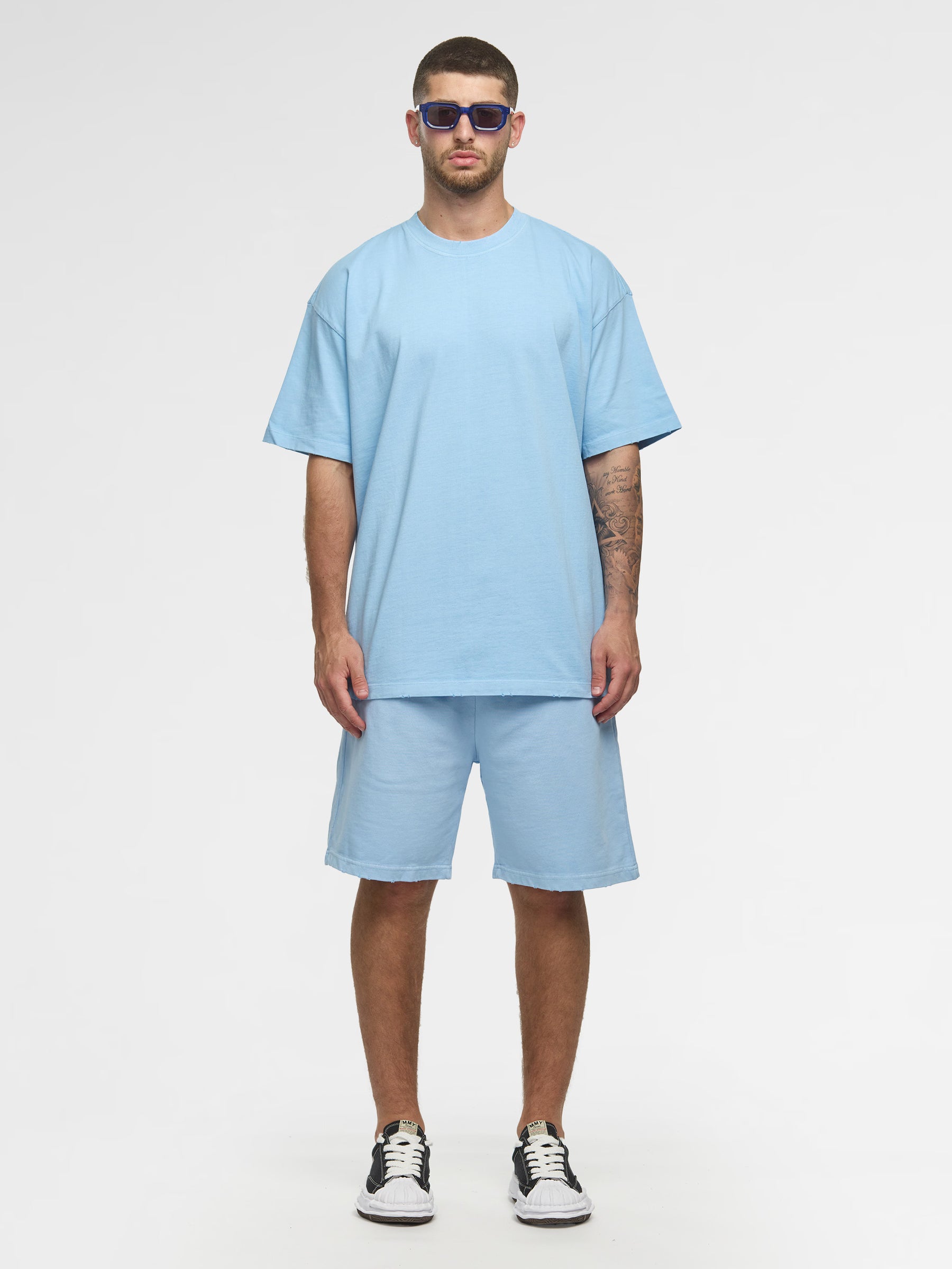 CREW Milano Oversize Set T-Shirt/Pants Blue