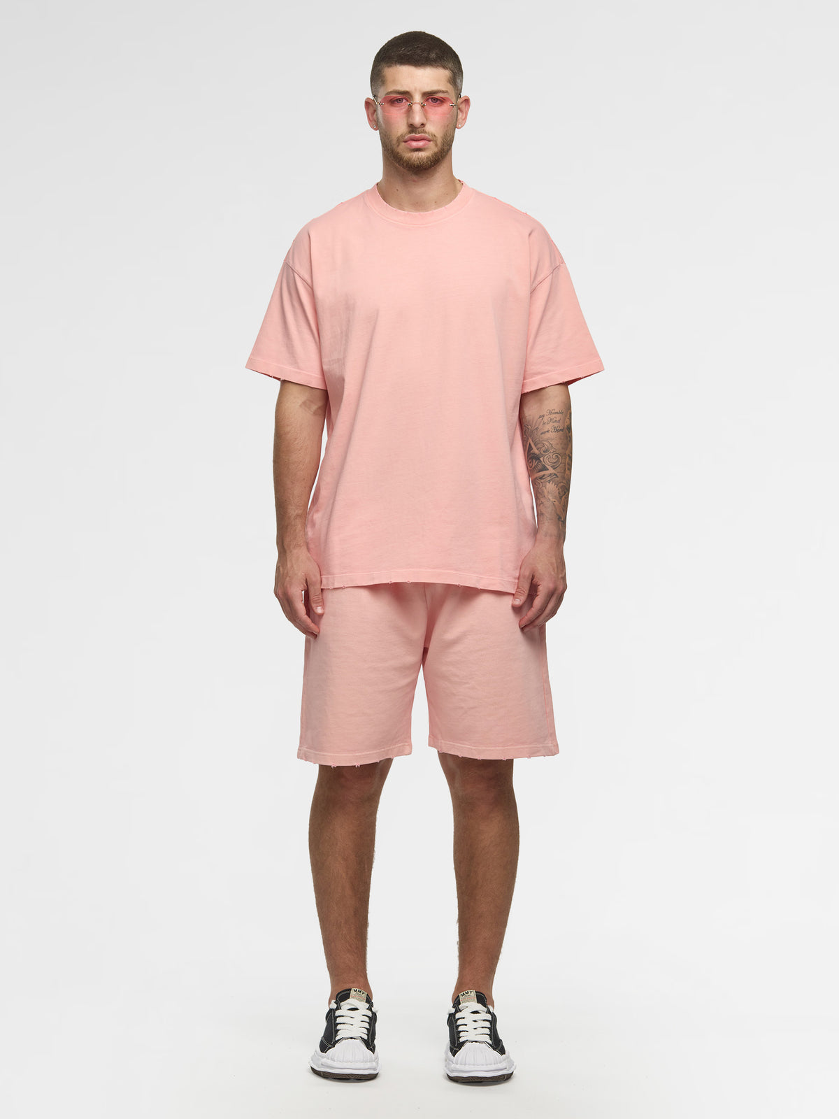 CREW Milano Oversize Set T-Shirt/Pants Peach