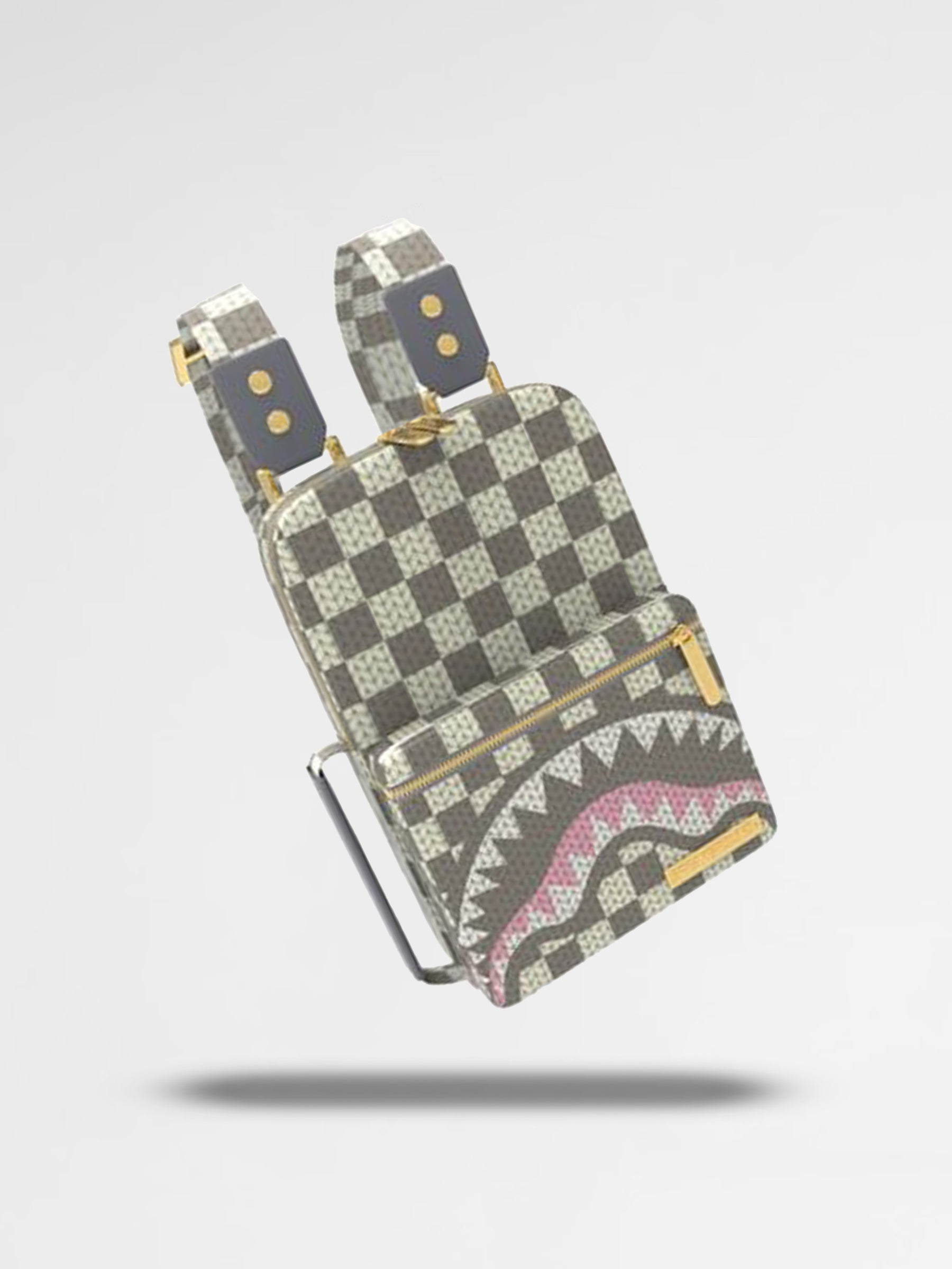 Sprayground KNIT SHARKS IN PARIS IN CREAM OG SLING