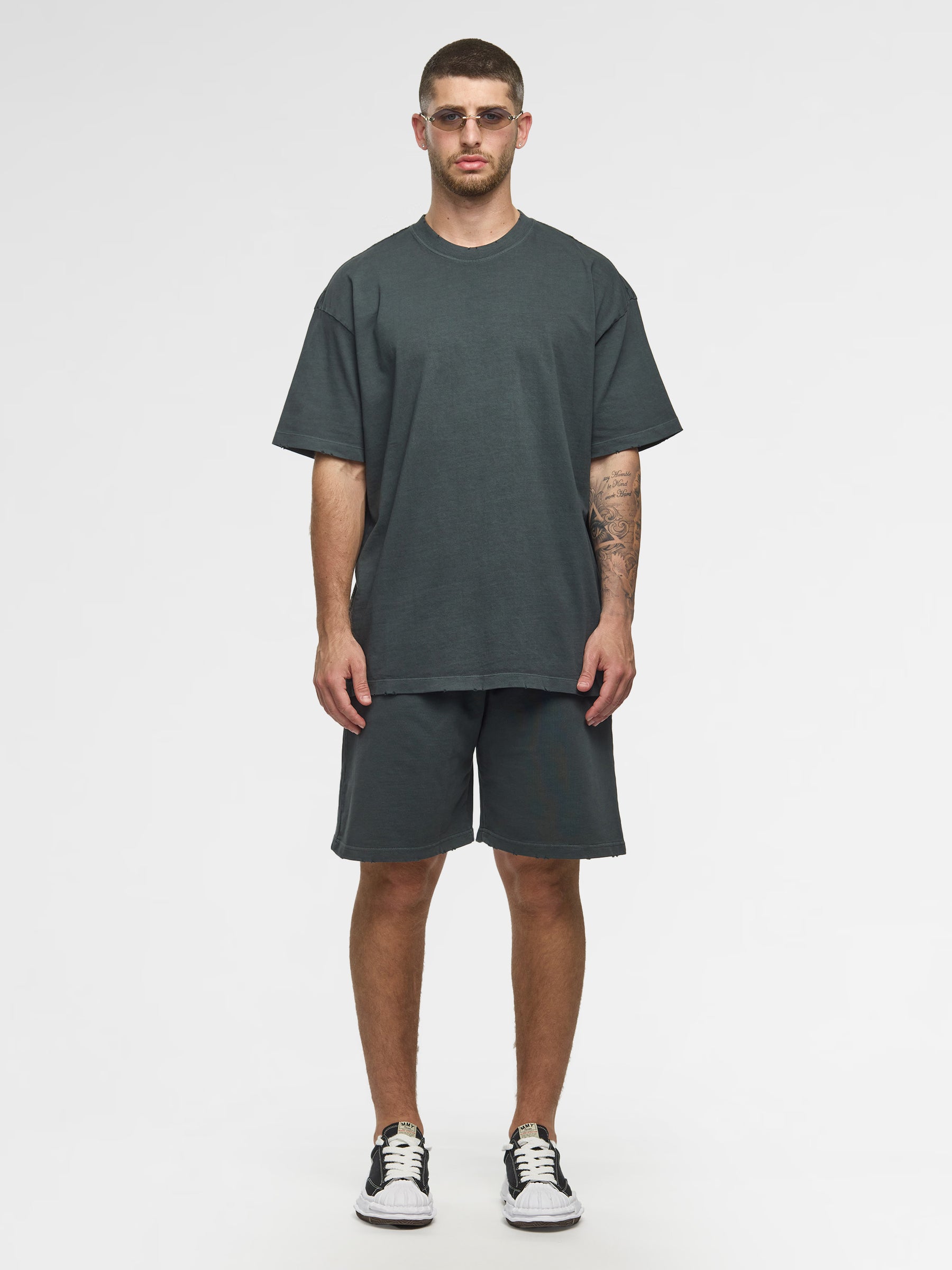 CREW Milano Oversize Set T-Shirt/Pants Dark Grey