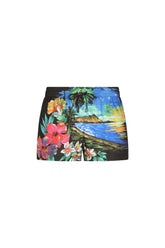 Dolce & Gabbana Hawaiian print swim shorts