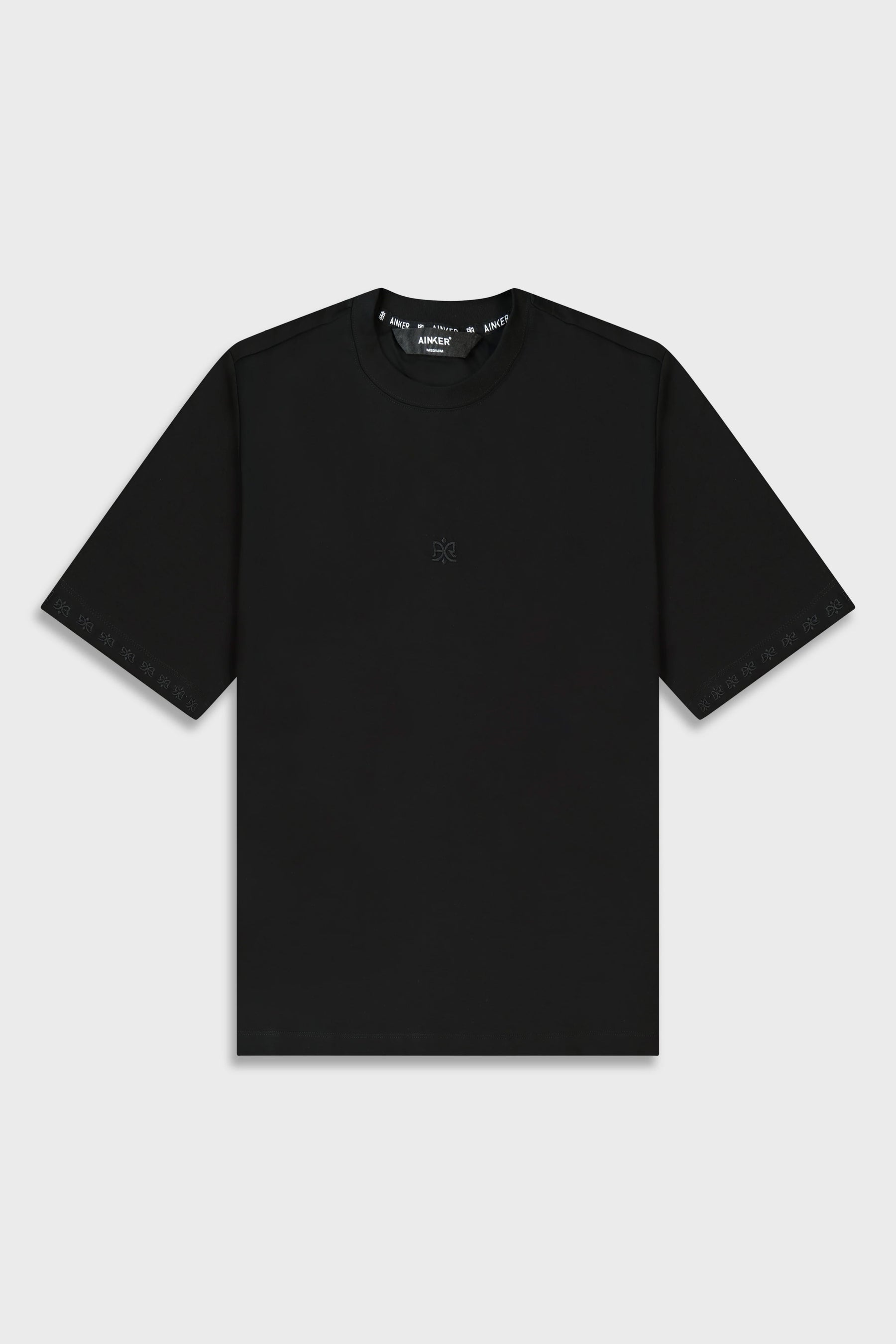 Ainker Mercerized 676 Black T-Shirt