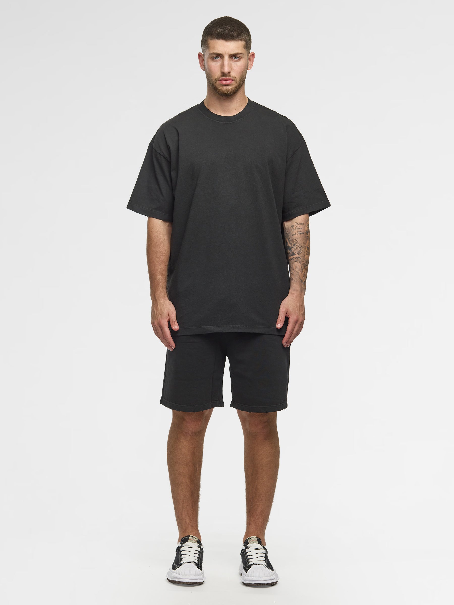 CREW Milano Oversize Set T-Shirt/Pants Black