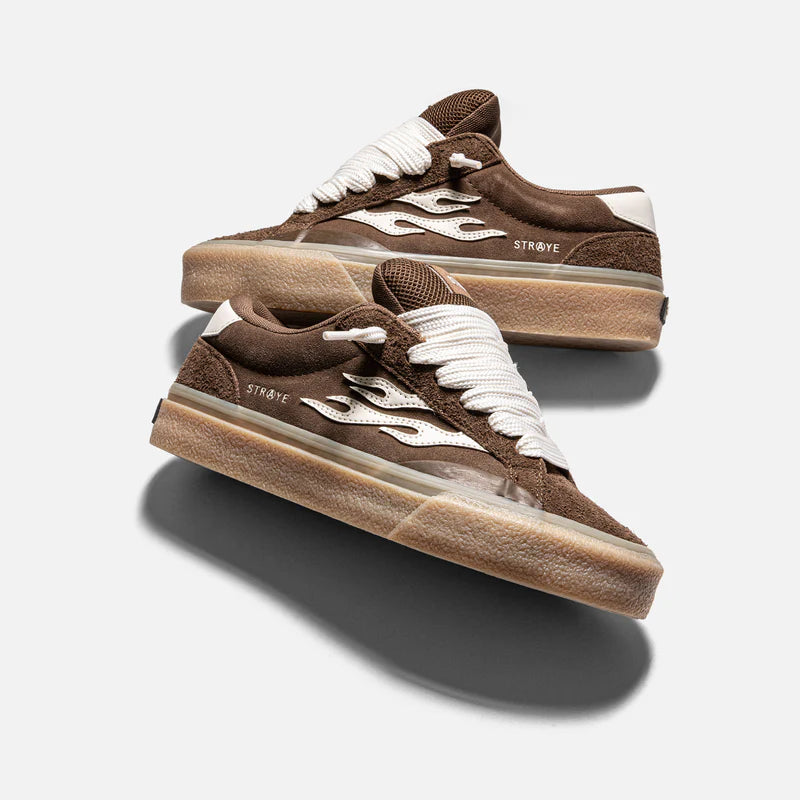STRAYE Logan Puff - Brown Crepe