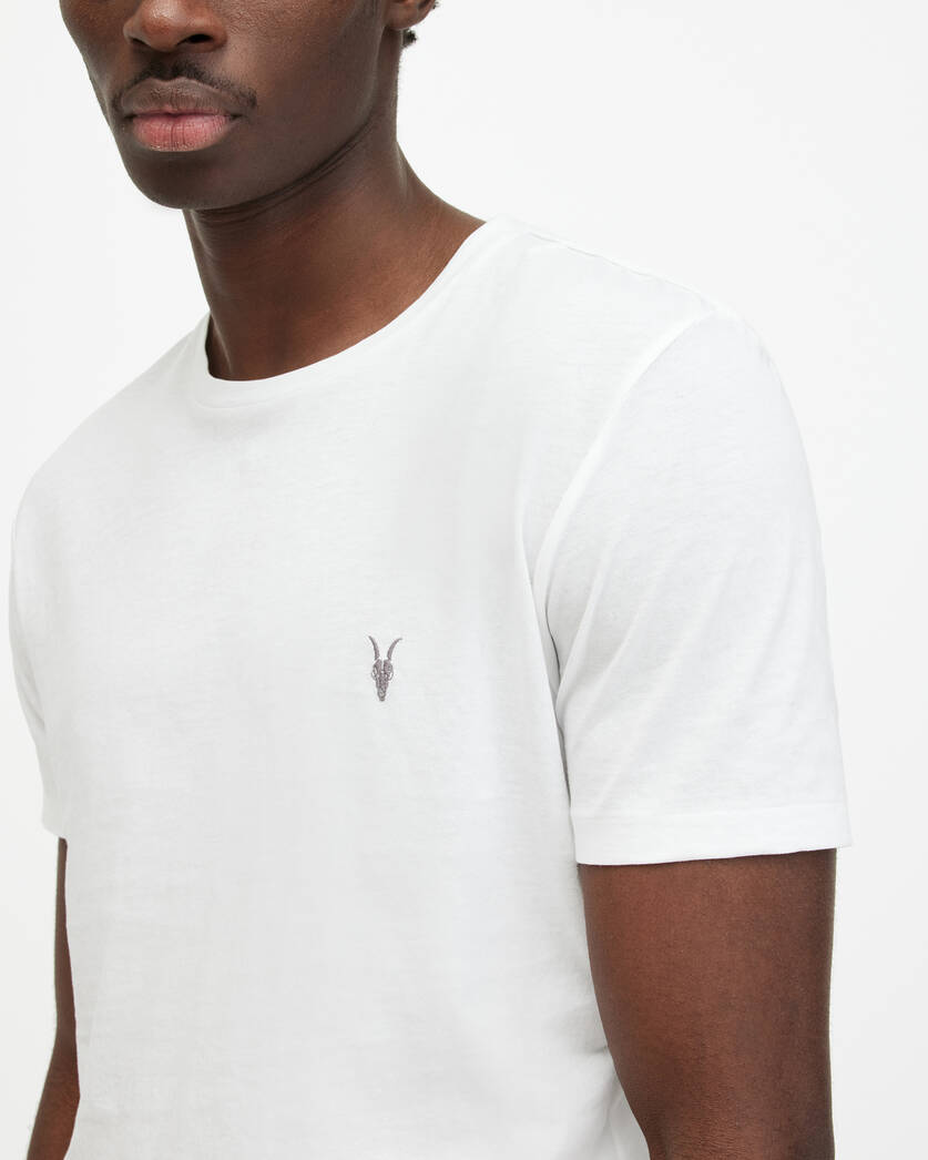 Allsaints Tonic Crew Neck Slim Ramskull T-Shirt