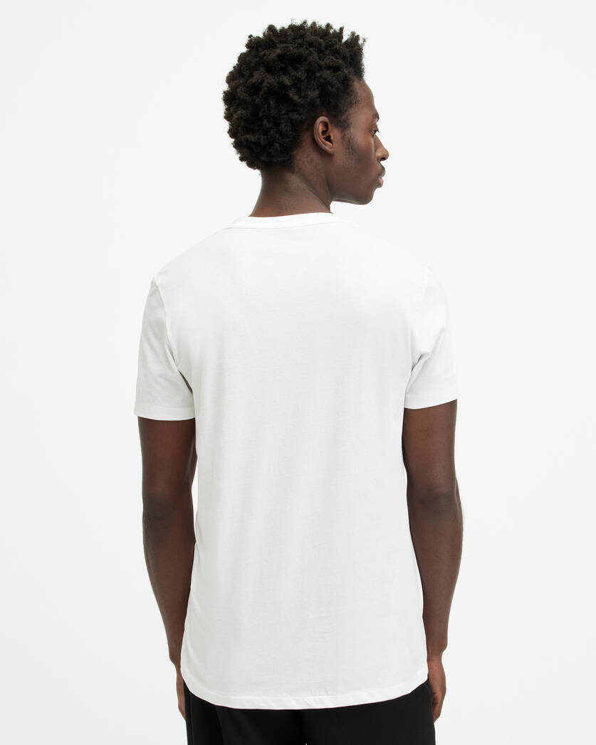 Allsaints Tonic Crew Neck Slim Ramskull T-Shirt