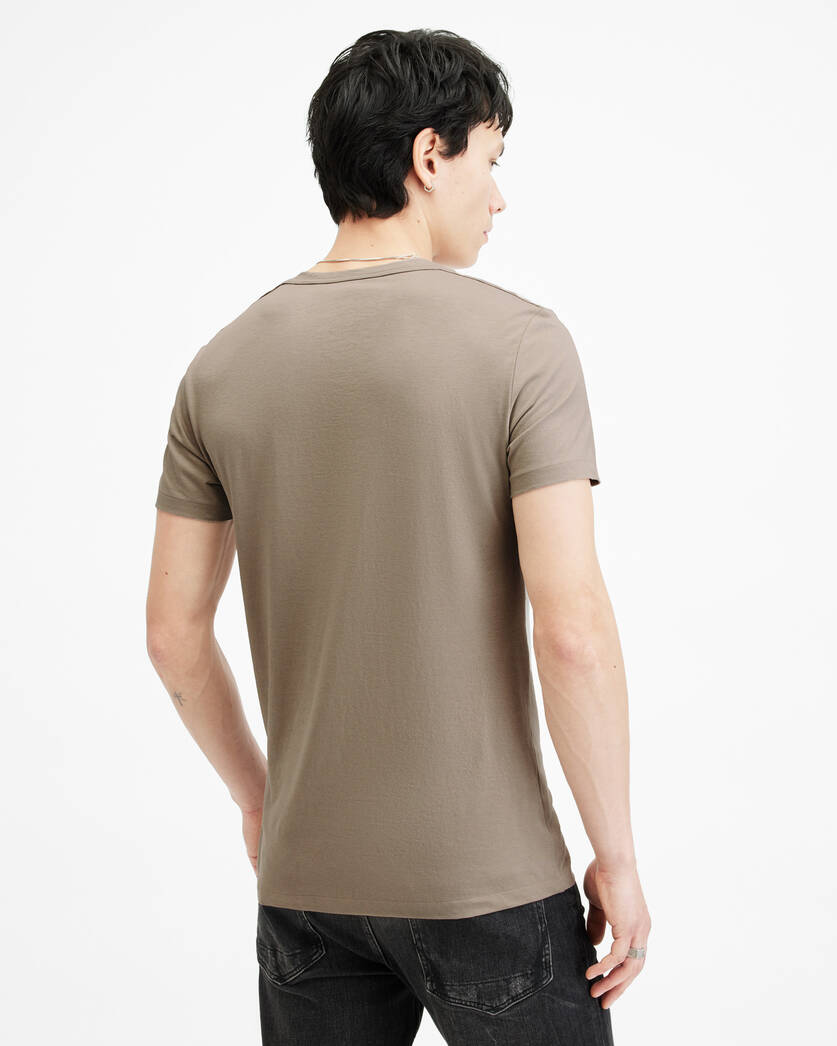 Allsaints Tonic Crew Neck Slim Ramskull T-Shirt