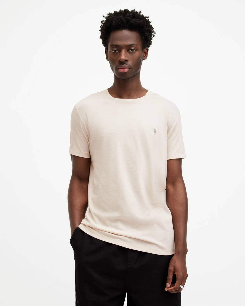 Allsaints Tonic Crew Neck Slim Ramskull T-Shirt