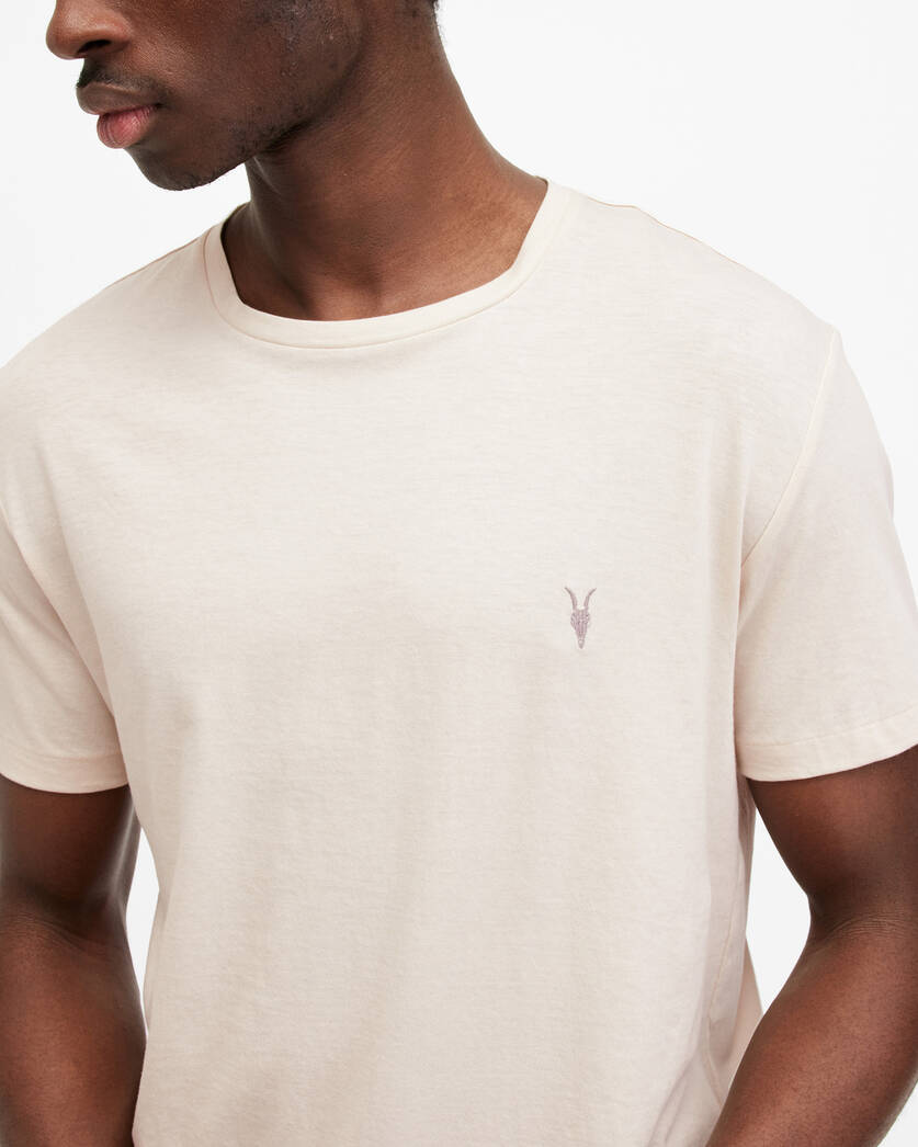 Allsaints Tonic Crew Neck Slim Ramskull T-Shirt