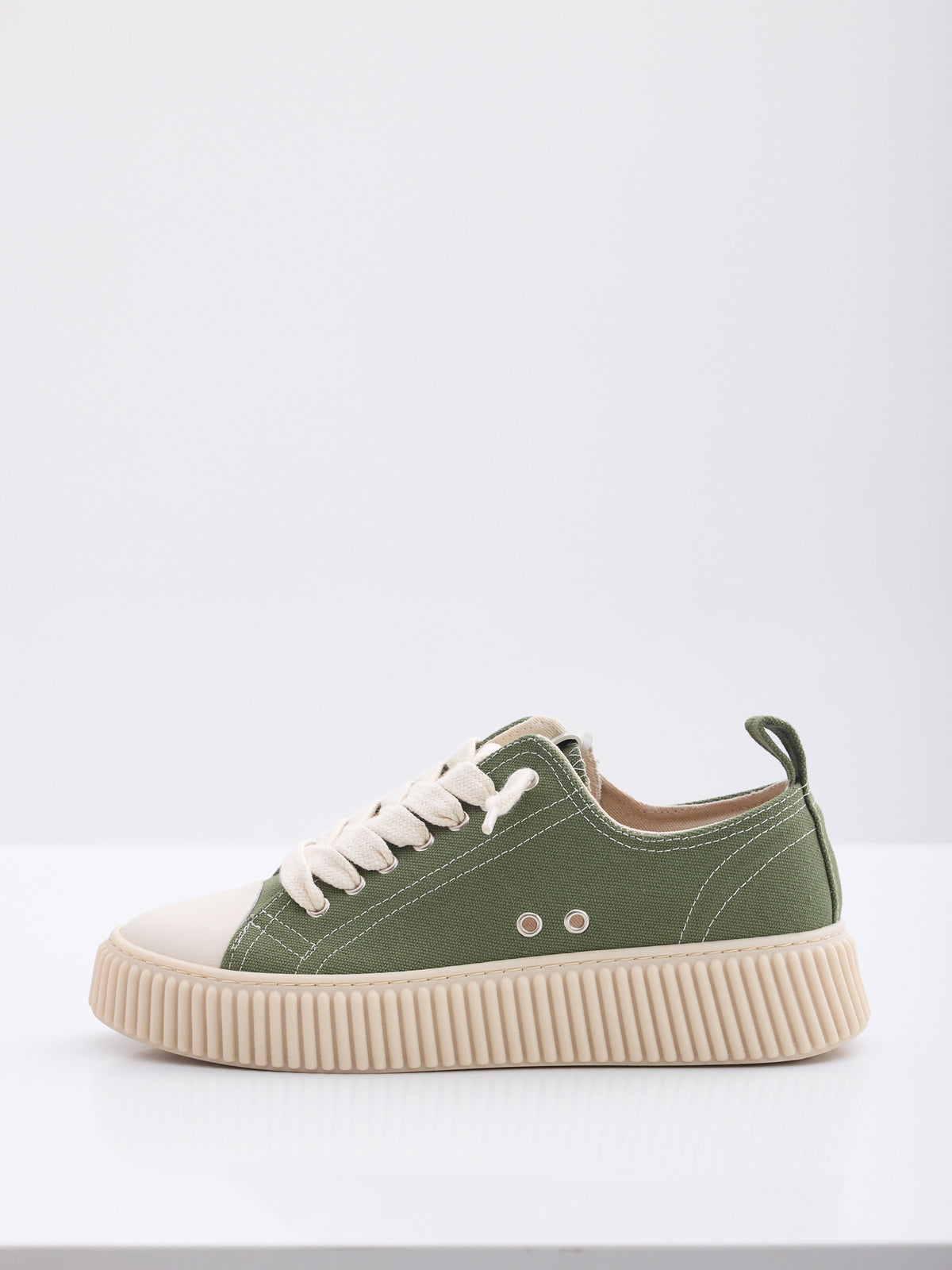 MAISON 9 PARIS Sneakers - Green Suede Leather