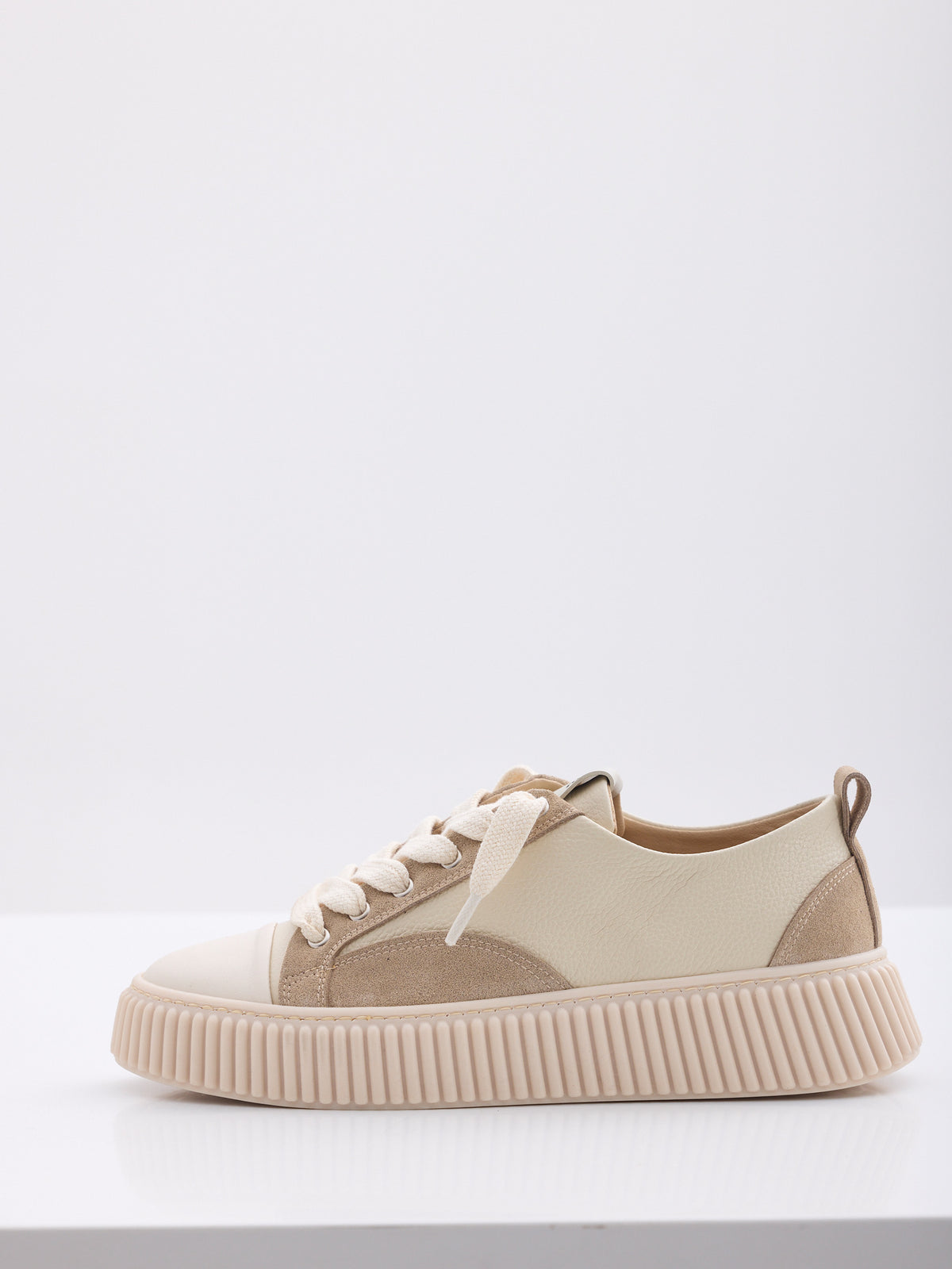 MAISON 9 PARIS Sneakers - Cream Mix/Suede Leather