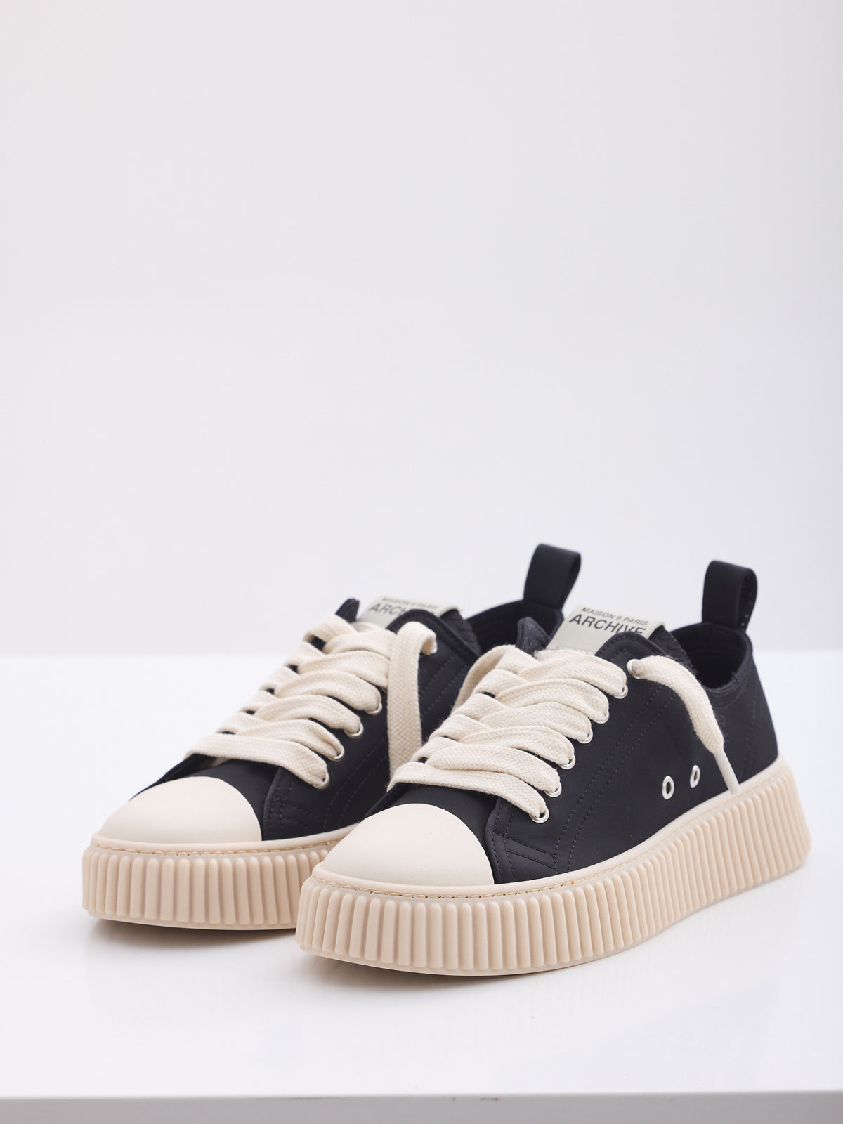 MAISON 9 PARIS Sneakers - Black Nylon