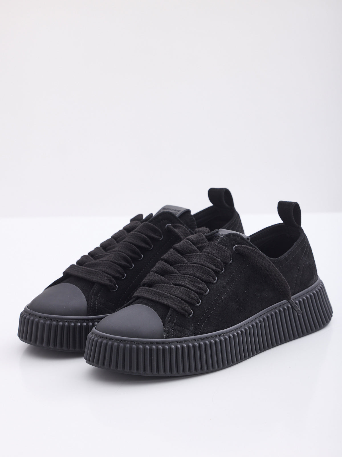 MAISON 9 PARIS Sneakers - Black/Black Suede Leather