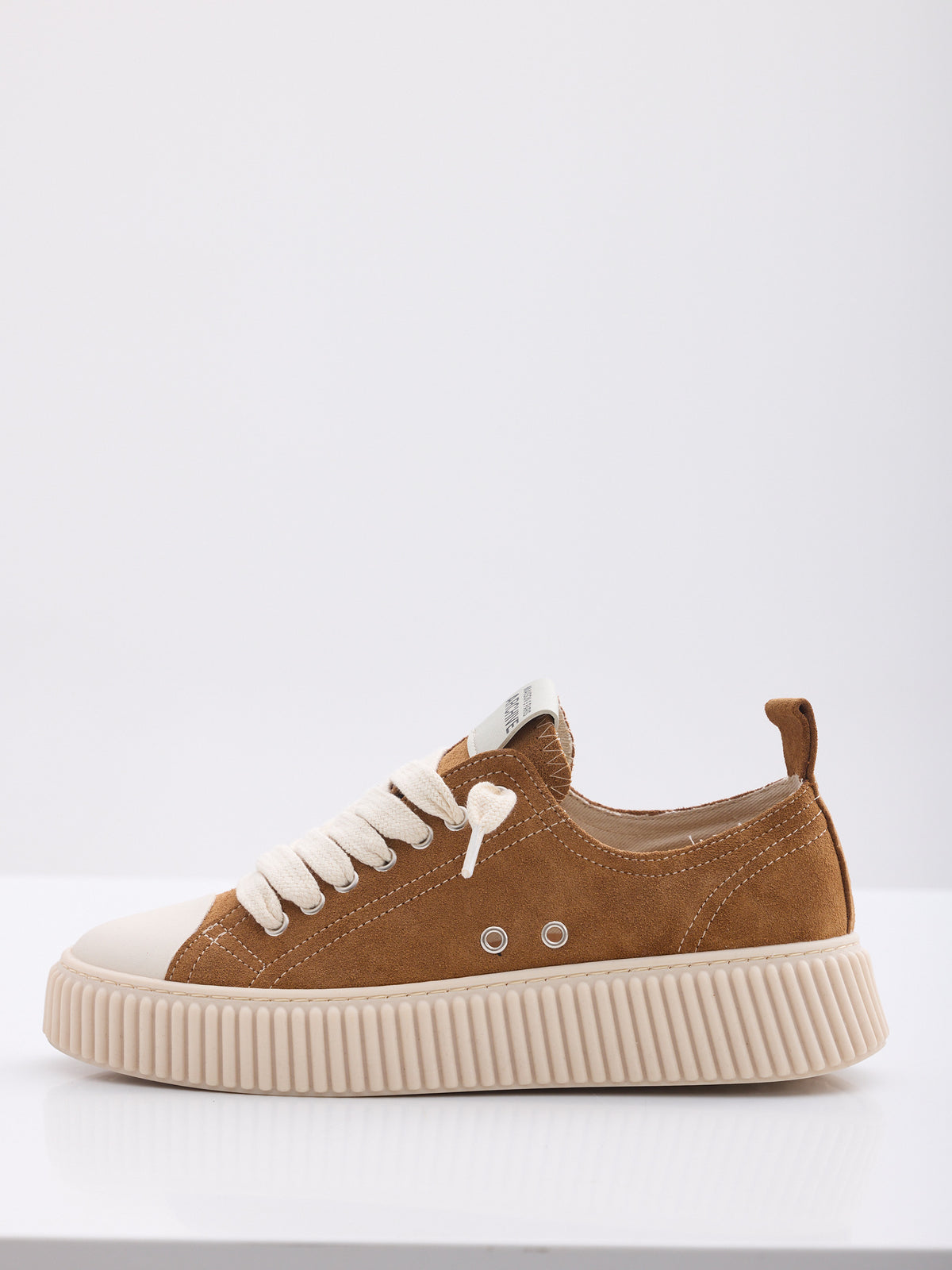 MAISON 9 PARIS Sneakers - Camel Suede Leather
