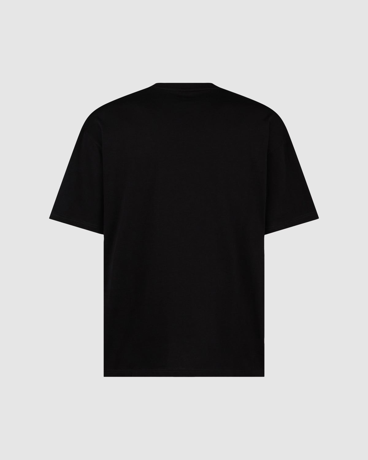 PHOBIA BLACK T-SHIRT WITH BLUE BONES PRINT